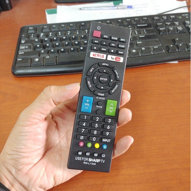 Remote TV SHARP cho các dòng hiện đại Internet TV