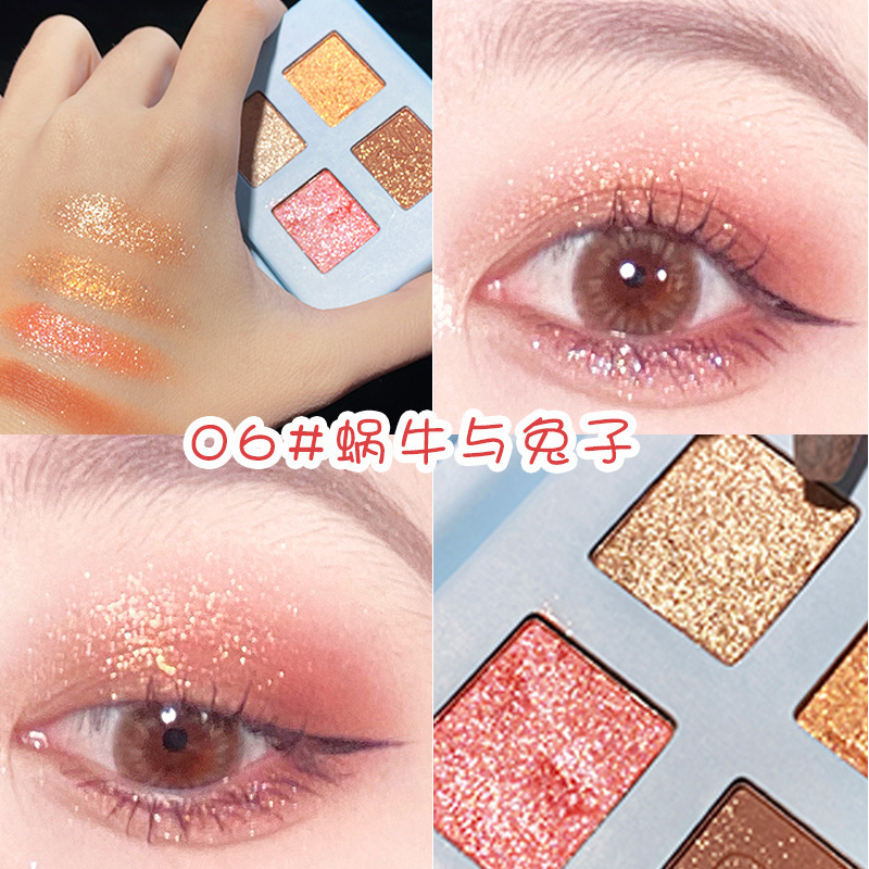 Bảng phấn trang điểm mắt KTE 4 màu sắc ngọt ngào Pearlescent Matte Eyeshadow Palette | BigBuy360 - bigbuy360.vn