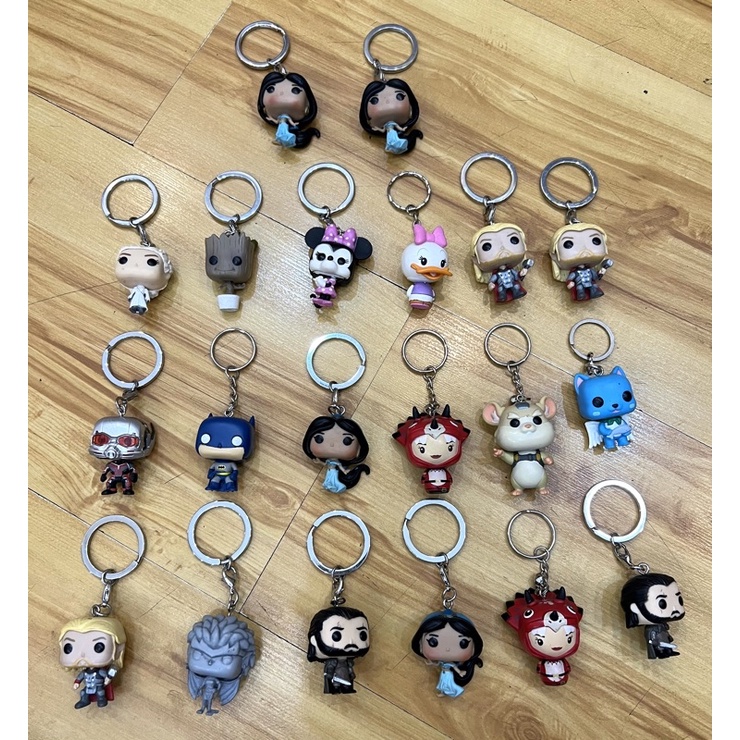 Mô hình funko nhí móc khoá real