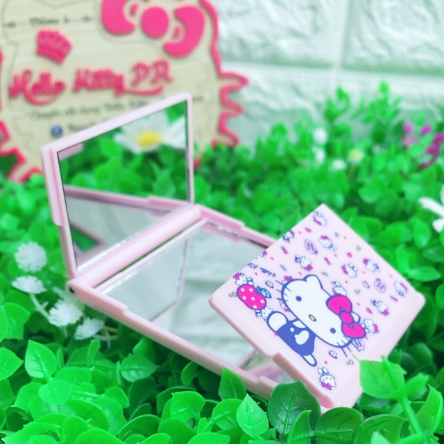 GƯƠNG MINI BỎ VÍ XẾP GỌN HELLO KITTY