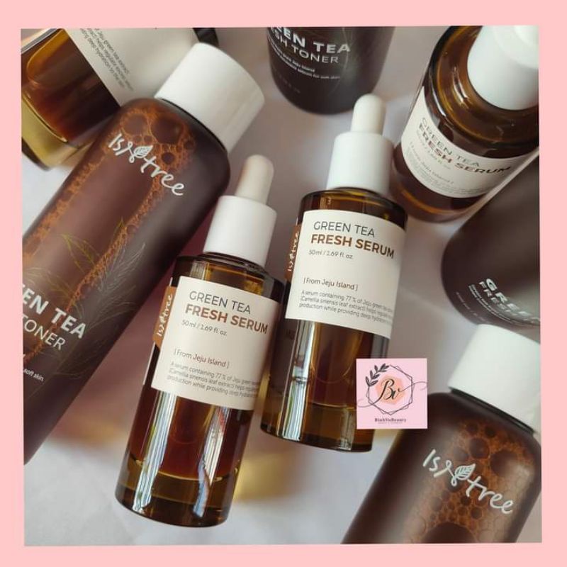 SIÊU PHẨM CHO DA DẦU MỤN ISNTREREE GREEN TEA FRESH SERUM