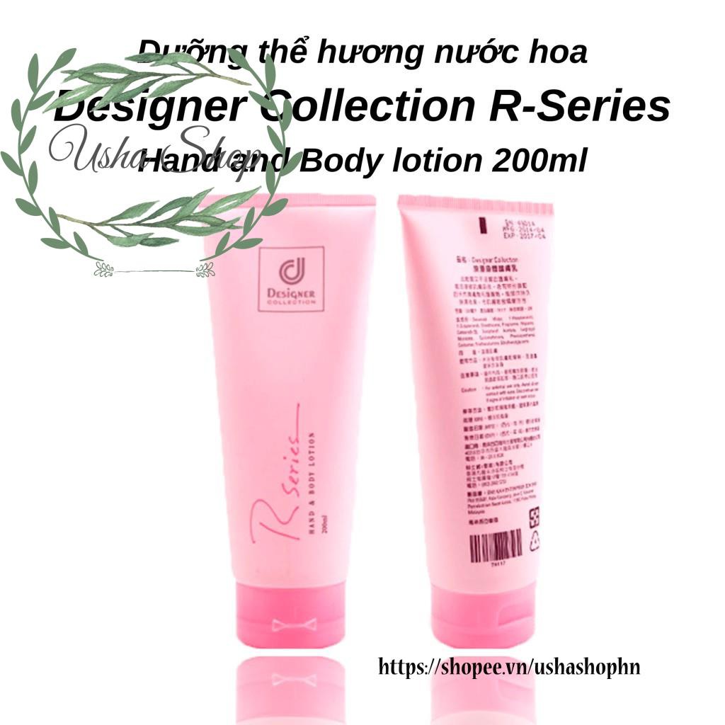 Dưỡng thể hương nước hoa Designer Collection R-Series Hand and Body lotion 200ml