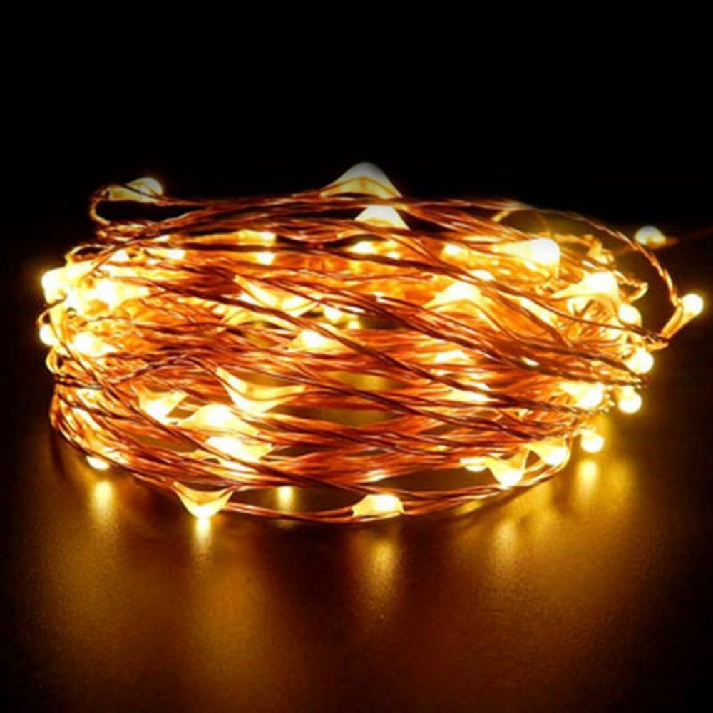 Dây Đèn Led 10 Bóng Sử Dụng Năng Lượng Mặt Trời