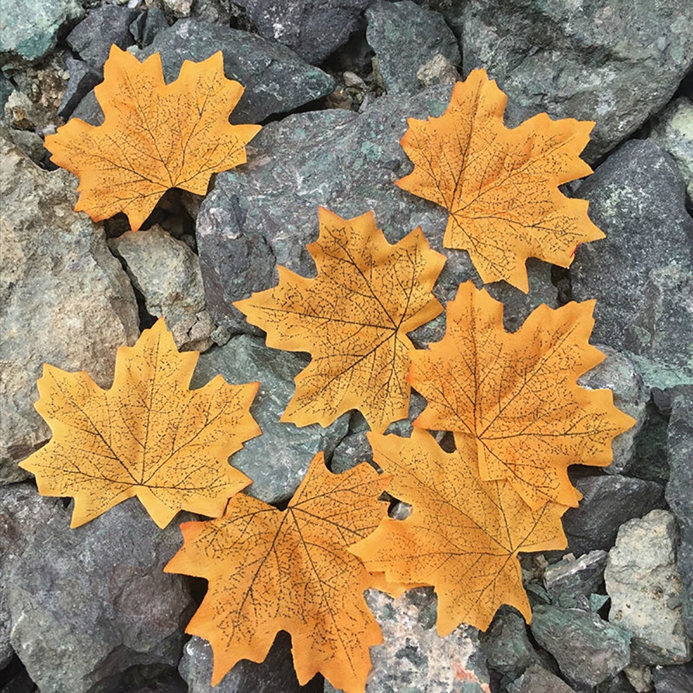 Set 50 lá phong giả trang trí tiệc cưới/làm đạo cụ chụp ảnh