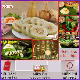 2 cây bánh tét cô 4 đặc sản bình định