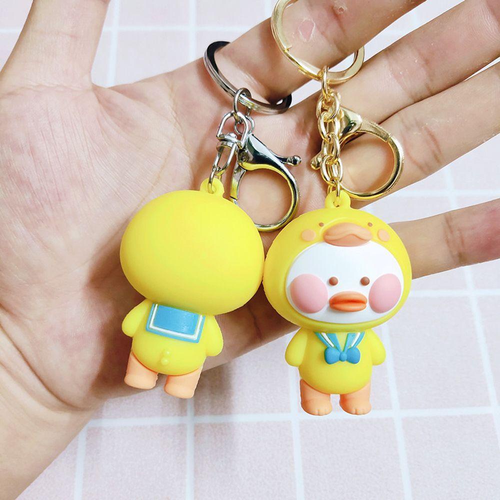 DARNELL Móc Khóa Hình Vịt Lalafanfan Dễ Thương Dùng Trang Trí Túi Xách / Điện Thoại