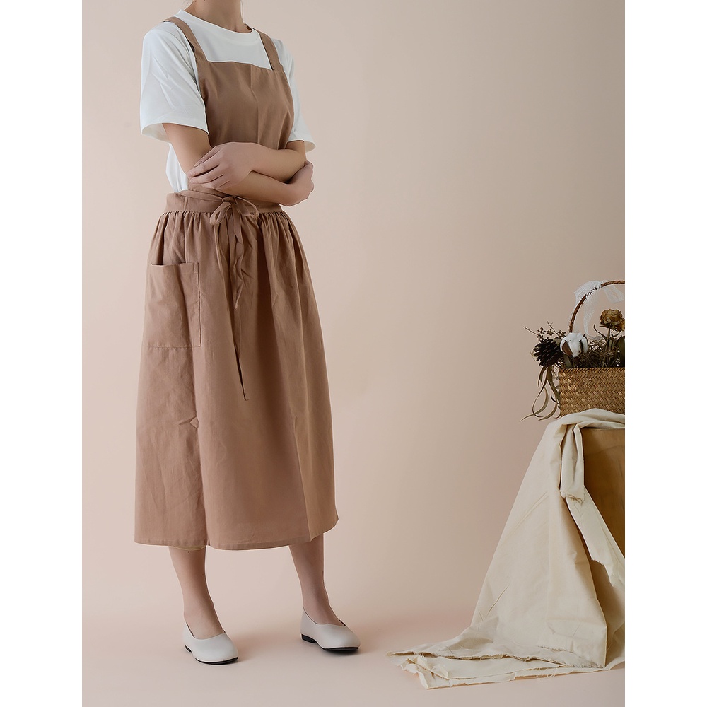 Tạp Dề Cotton Chống Thấm Nước Tiện Lợi Dành Cho Nhà Bếp