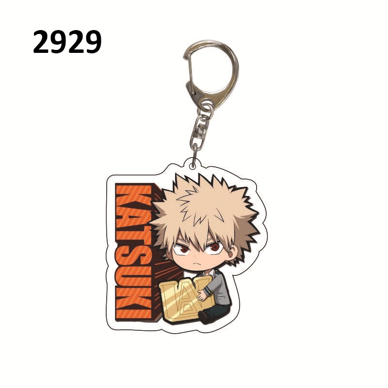 My Hero Giới Học Thuật Móc Chìa Khóa Midoriya Izuku Bakugou Katsuki Todoroki Shoto Anime Nhật Bản Lưu Niệm Móc Khóa Túi Acrylic Mặt Dây Chuyền Vòng Chìa Khóa