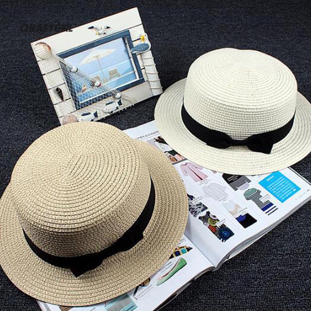 ★Nón Cói Rộng Vành Phối Nơ Màu Sắc Thời Trang Cho Nữ