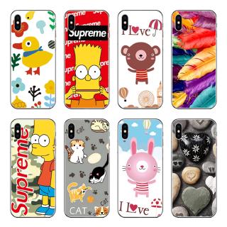 Ốp điện thoại TPU mềm in hình phim hoạt hình nhà Simpson cho compatible for iphone X 6 6S 7 8 Plus 5 5S SE