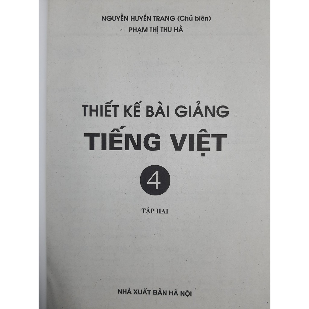 Sách - Thiết kế bài giảng Tiếng Việt 4 Tập 2