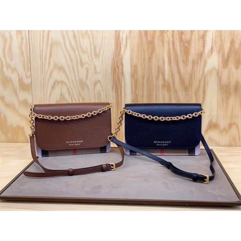 Túi bbr da bò thật size 20cm fullbox