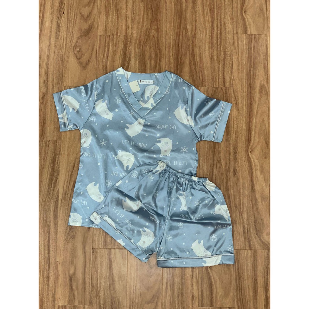 [ẢNH THẬT] ĐỒ NGỦ NỮ LỤA HỌA TIẾT DỄ THƯƠNG | BigBuy360 - bigbuy360.vn