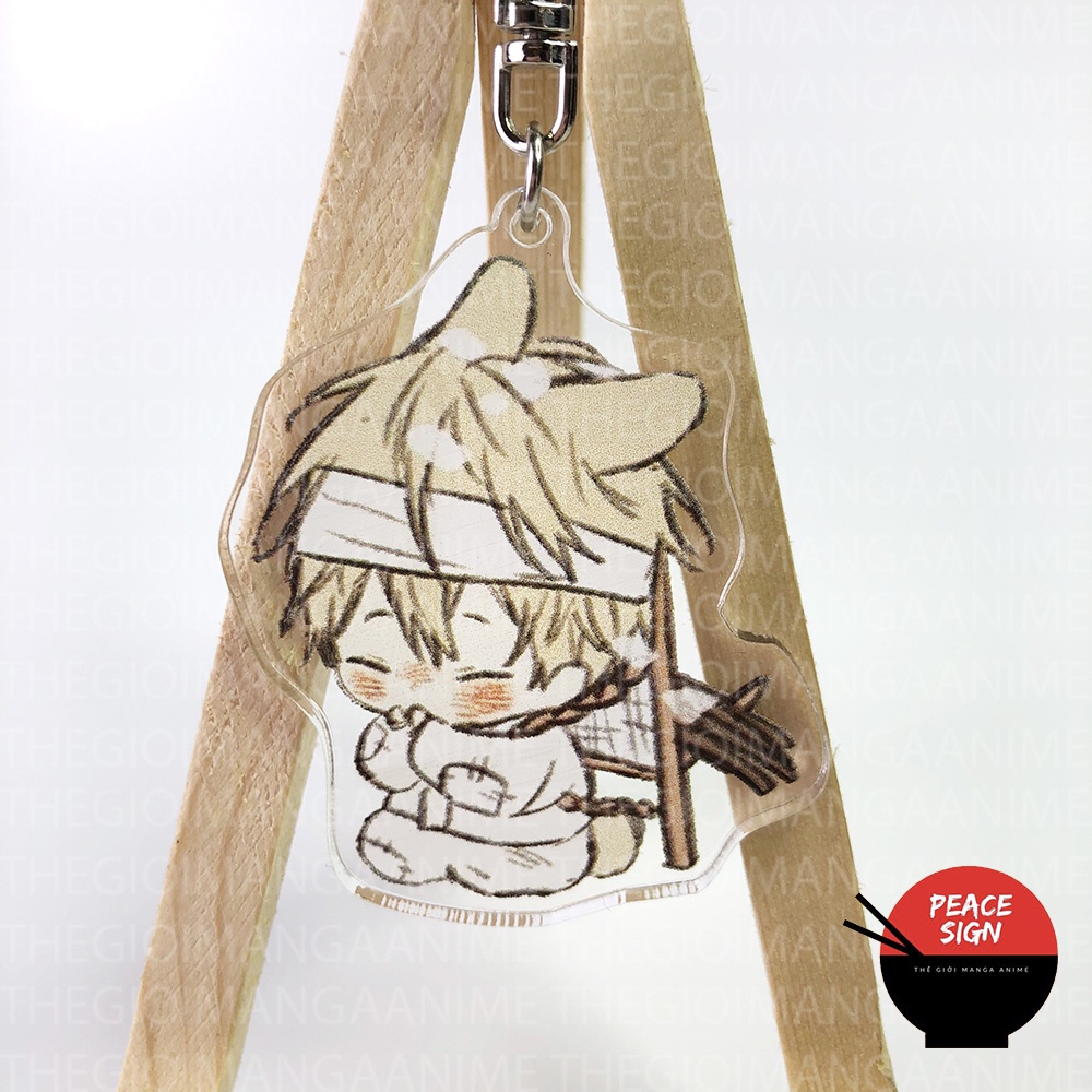 Móc khóa NO LOVE ZONE BL Không Chốn Yêu Đương manhwa chibi xinh xắn mica trong acrylic