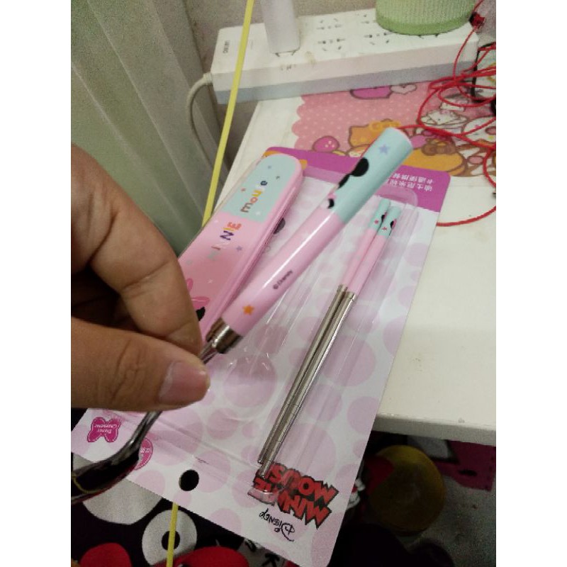 Disney Bộ Muỗng Đũa Nĩa Kèm Hộp Đựng Bằng Thép Không Gỉ 304 In Hoạt Hình frozen