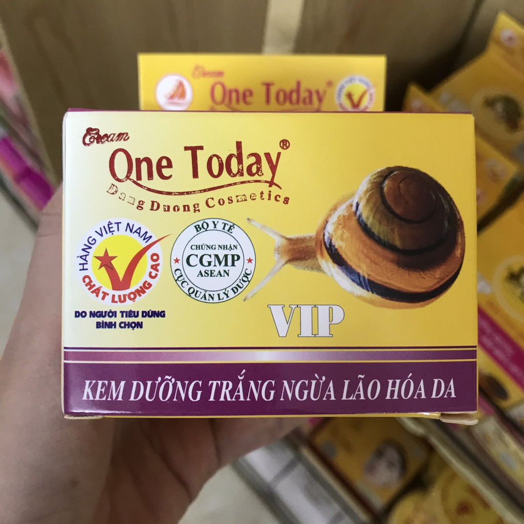 Kem dưỡng trắng ngừa lão hóa One Today Vip 18g