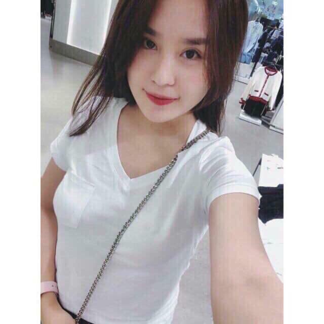 Áo phông nữ vải cotton Nhật đủ màu đủ size 40-60kg - áo thun nữ | BigBuy360 - bigbuy360.vn