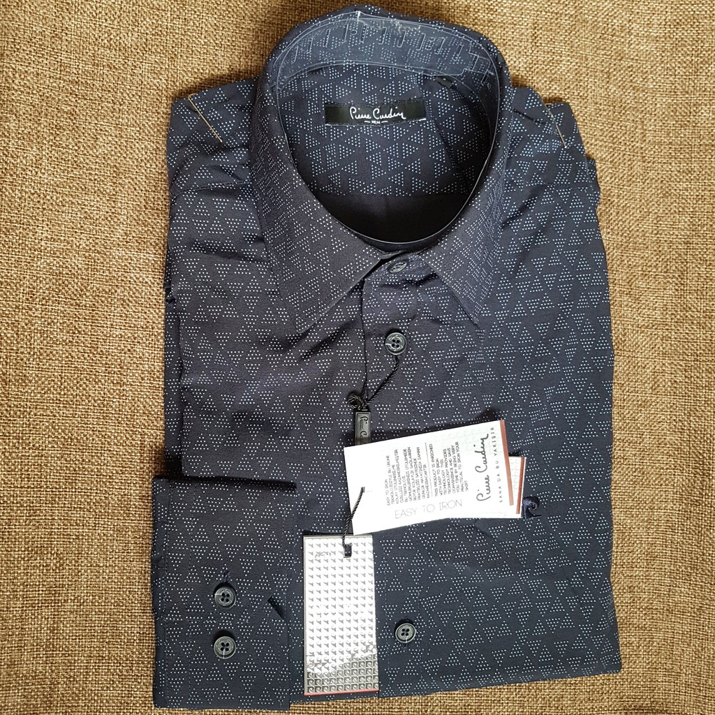Sơ mi Pierre Cardin tay dài Size S (US) M (VN)