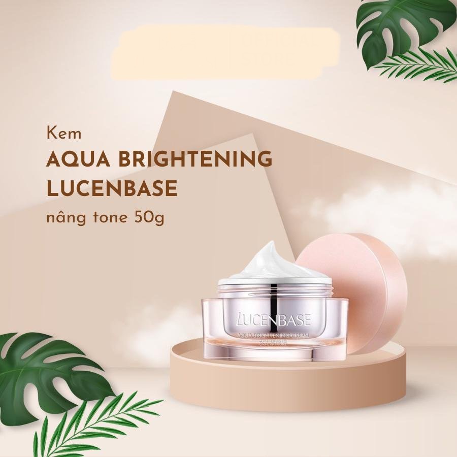 Kem Dưỡng Trắng Nâng Tông Aqua Brightening Lucenbase 50g