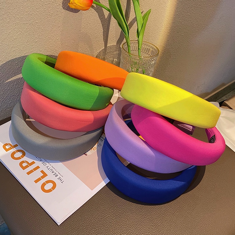 Băng Đô Cài Tóc Dày Dặn Mẫu Mới Thời Trang Mùa Xuân Cho Bé Gái