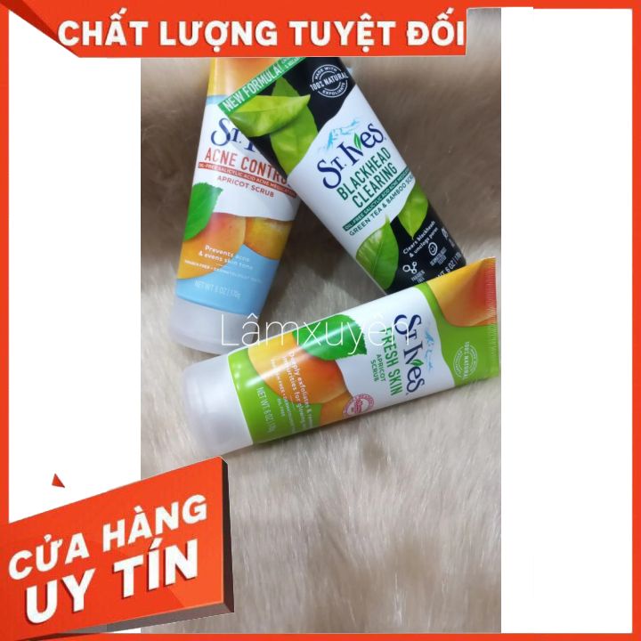 SỬA RỬA MẶT ST. LVES làm sạch bụi bẩn