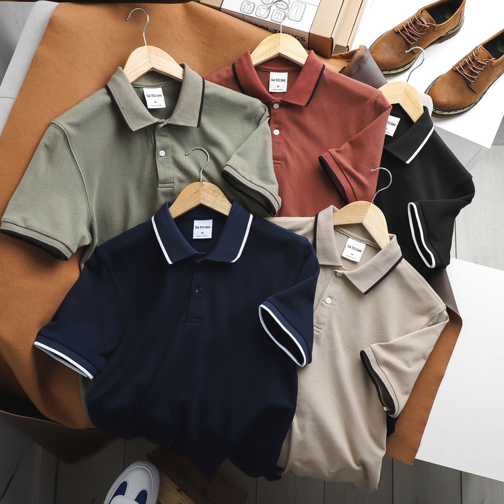 [Mã LTP50 giảm 50000 đơn 150000] Polo STS Diamond Pique tay ngắn viền vành cổ đơn giản SAPL54 | Hẻm Store | BigBuy360 - bigbuy360.vn