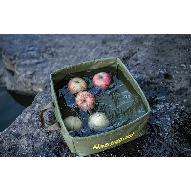 Xô/chậu vuông gấp gọn dã ngoại Naturehike-NH19SJ007