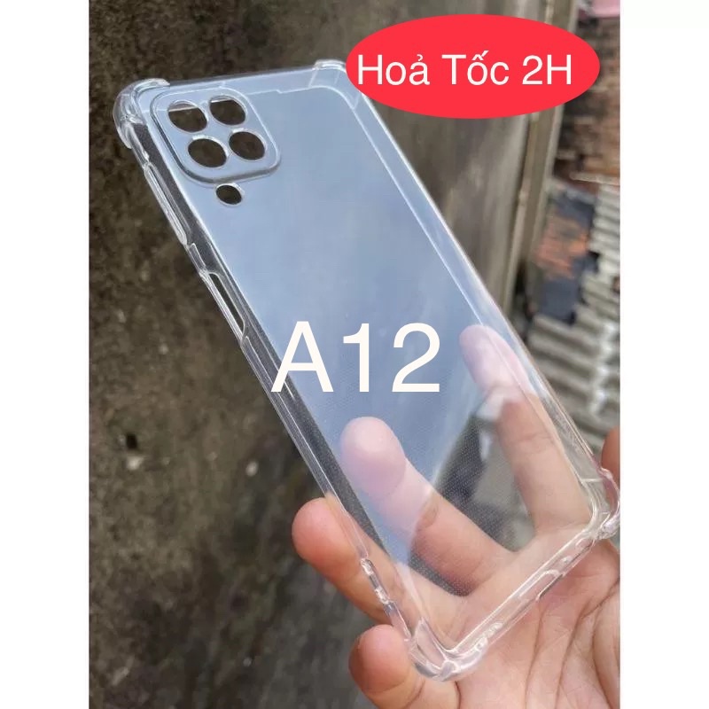 Ốp lưng điện thoại Galaxy A12/A03/ A03S / A03Core dẻo silicon trong suốt chống sốc mềm.