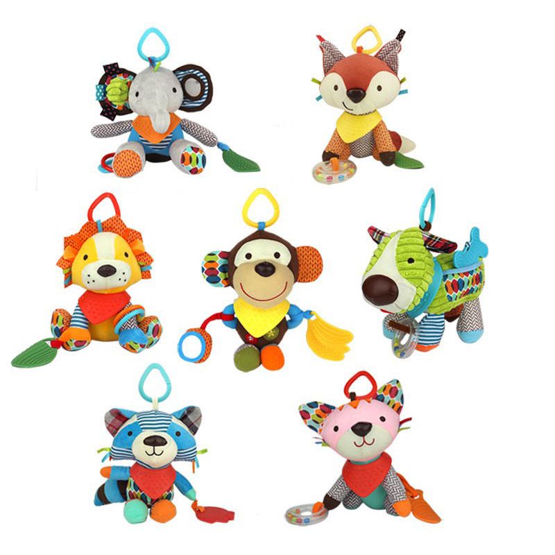 Đồ chơi nhồi bông Treo Xe Đẩy Em Bé Dễ Thương