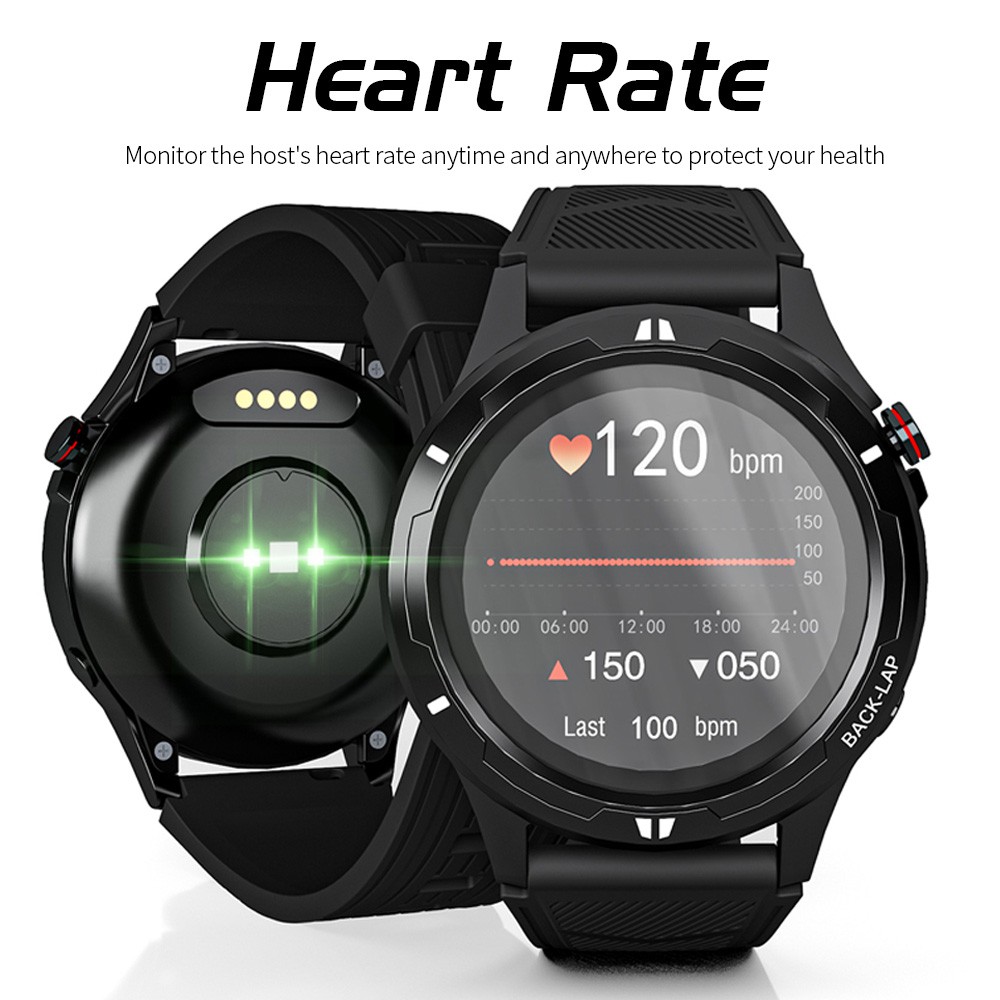 LOKMAT COMET 3 Smart Watch Touch Screen Life Waterproof Fitness Tracker Heart Rate Monitor Blood Oxygen Smartwatches For IOS Android