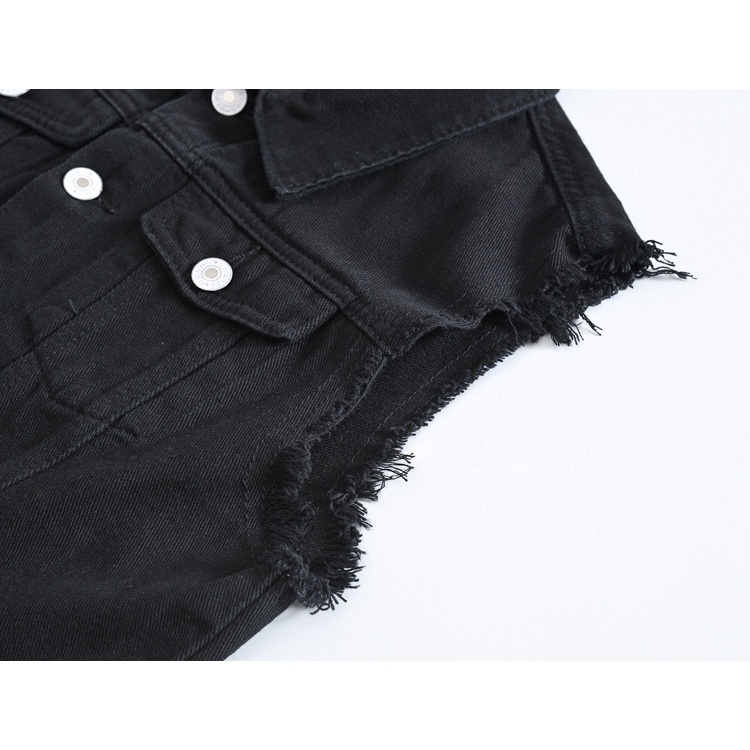 Áo Khoác Jean Không Tay Thời Trang Xuân Thu Cá Tính Dành Cho Nam | BigBuy360 - bigbuy360.vn