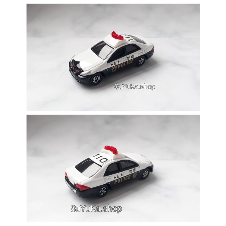 Xe Mô Hình Tomica c.sát màu trắng đèn đỏ