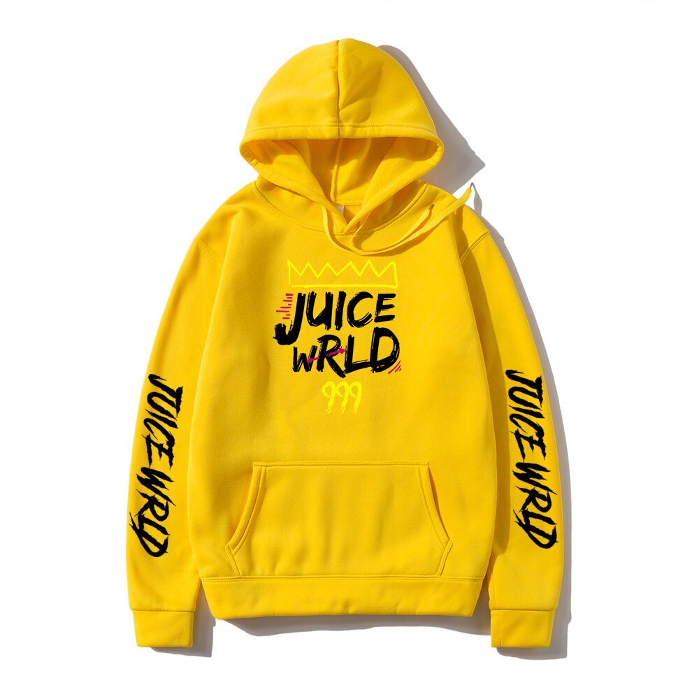 Áo Hoodie Màu Trắng Đen Đỏ In Chữ Juice Wrld Juicewrld 2021