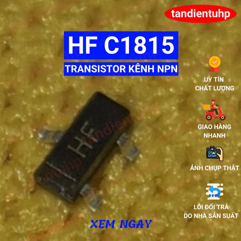 50 CHIẾC  BA A1015, HF C1815, 2TY S8550, J3Y S8050, 7002 TƯƠNG ĐƯƠNG 72K, 431 CHÂN DÁN