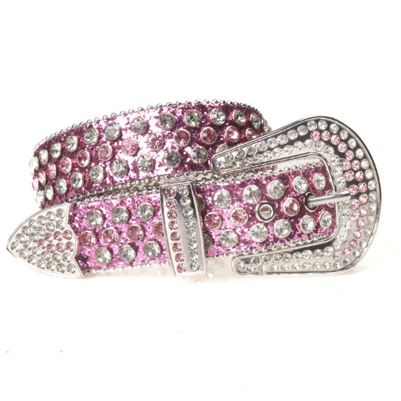 Thắt Lưng Đính Đá Nhiều Màu Sắc Lấp Lánh Dành Cho Nam Nữ