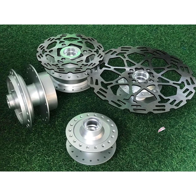 Đùm inđô Raider / Satria Đi Bánh Căm :2 Màu :Sơn Bạc,Crom&gt;&gt;&gt;&gt;
