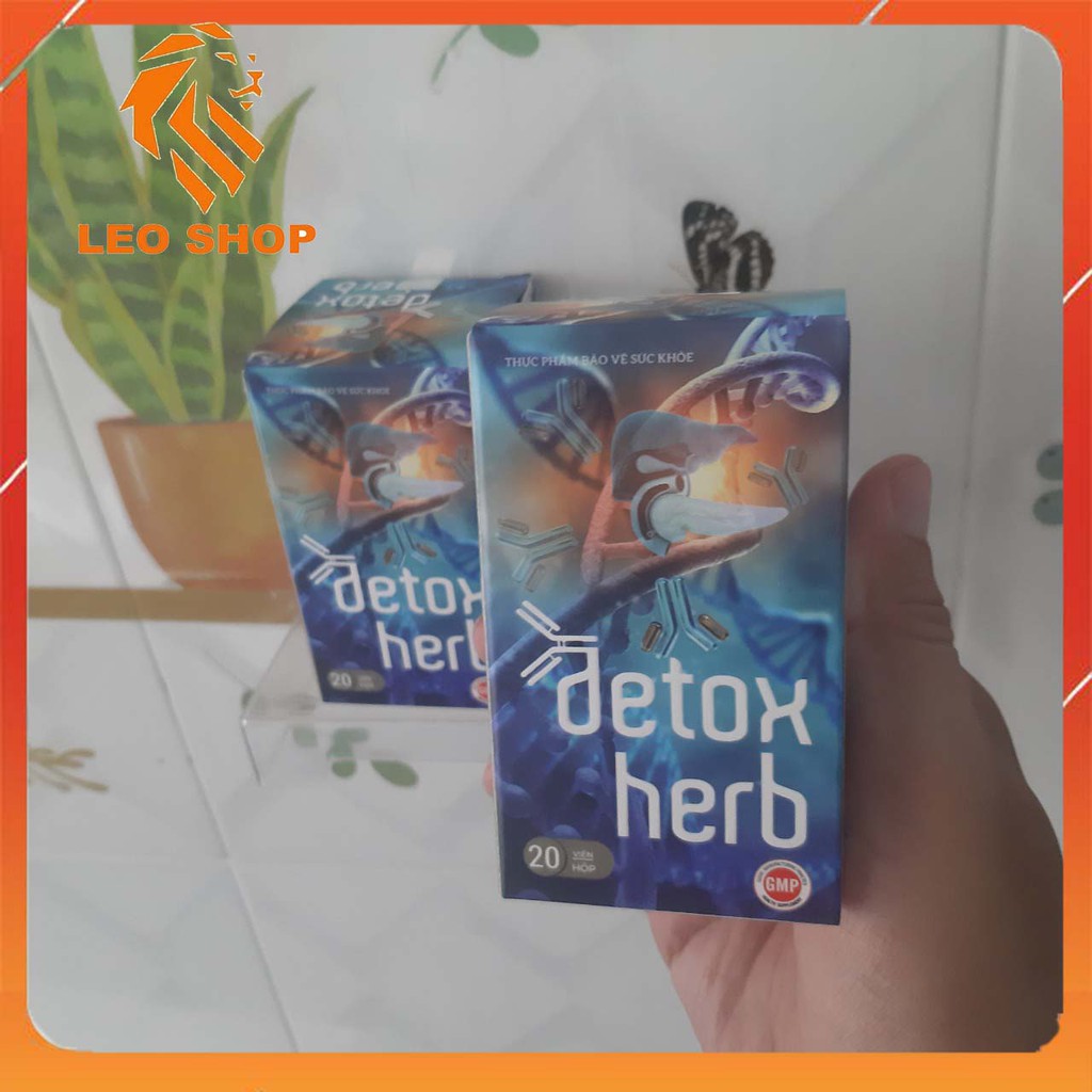 [COMBO 3 HỘP] VIÊN UỐNG DETOXHERB - Diệt Ký Sinh Trùng Nâng Cao Đề Kháng Thanh Nhiệt Mát Gan - Chính Hãng Hộp 20 Viên | BigBuy360 - bigbuy360.vn
