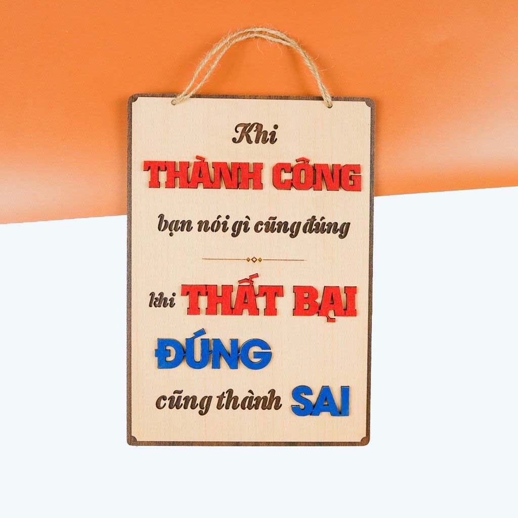 Bảng gỗ trang trí decor slogan cửa hàng ,văn phòng ,công ty ,quán cà phê ,nhà hàng.