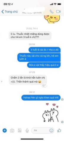 Kem bôi nhiệt miệng Thái Lan