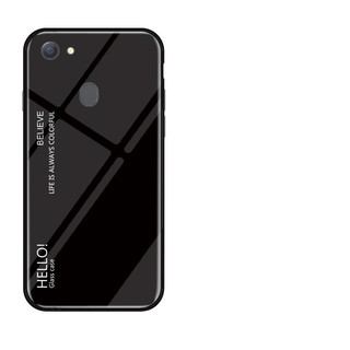 Ốp điện thoại mặt gương cường lực gradient cho OPPO F5/A73