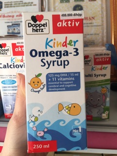 Kinder Omega-3 Syrup chai 250ml
