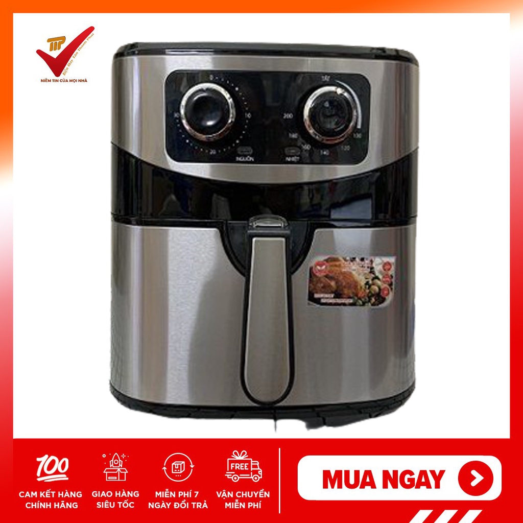 nồi chiên không dầu sharp KS92 dung tích 9,2 lít siêu lớn công nghệ chiên 360 độ bảo hành 12 tháng