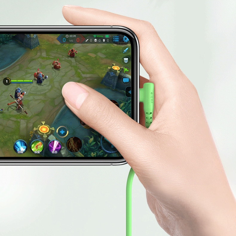 90 DEGREE for iphone ANDROID Dây Cáp Sạc Nhanh Góc 90 Độ Cho for iphone Và Android 5a