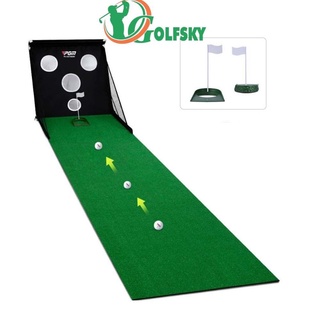 Thảm golf putting kết hợp chipping 2in1 pgm - tặng kèm 05 bóng golf