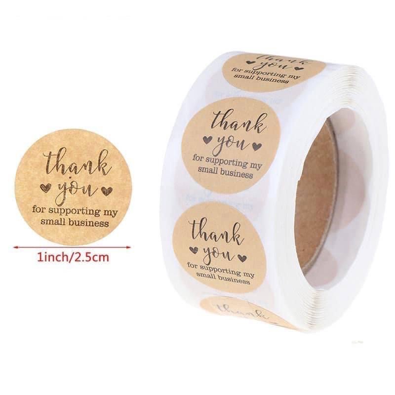Sticker thank you / cảm ơn nhiều mẫu giá rẻ [TK01] - combo 20 miếng dán
