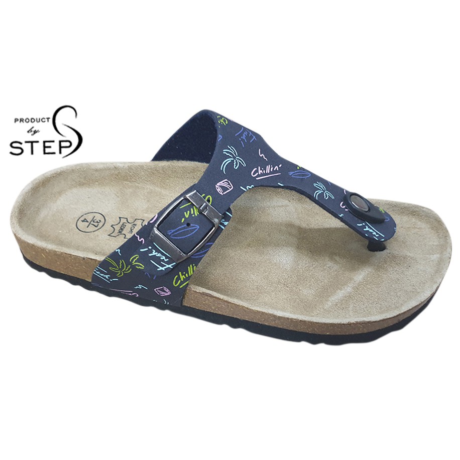 Dép đế trấu Nữ Quai EVA in hoa văn kẹp ngón