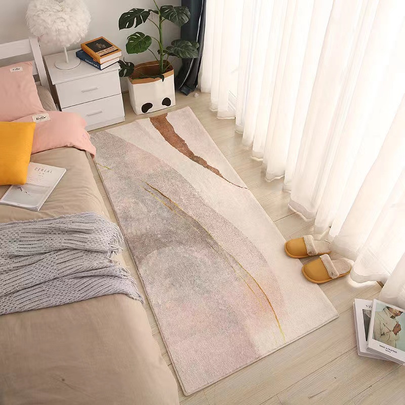 Thảm Lông Trải Sàn Họa Tiết Hoạt Hình Dễ Thương Cho Phòng Ngủ