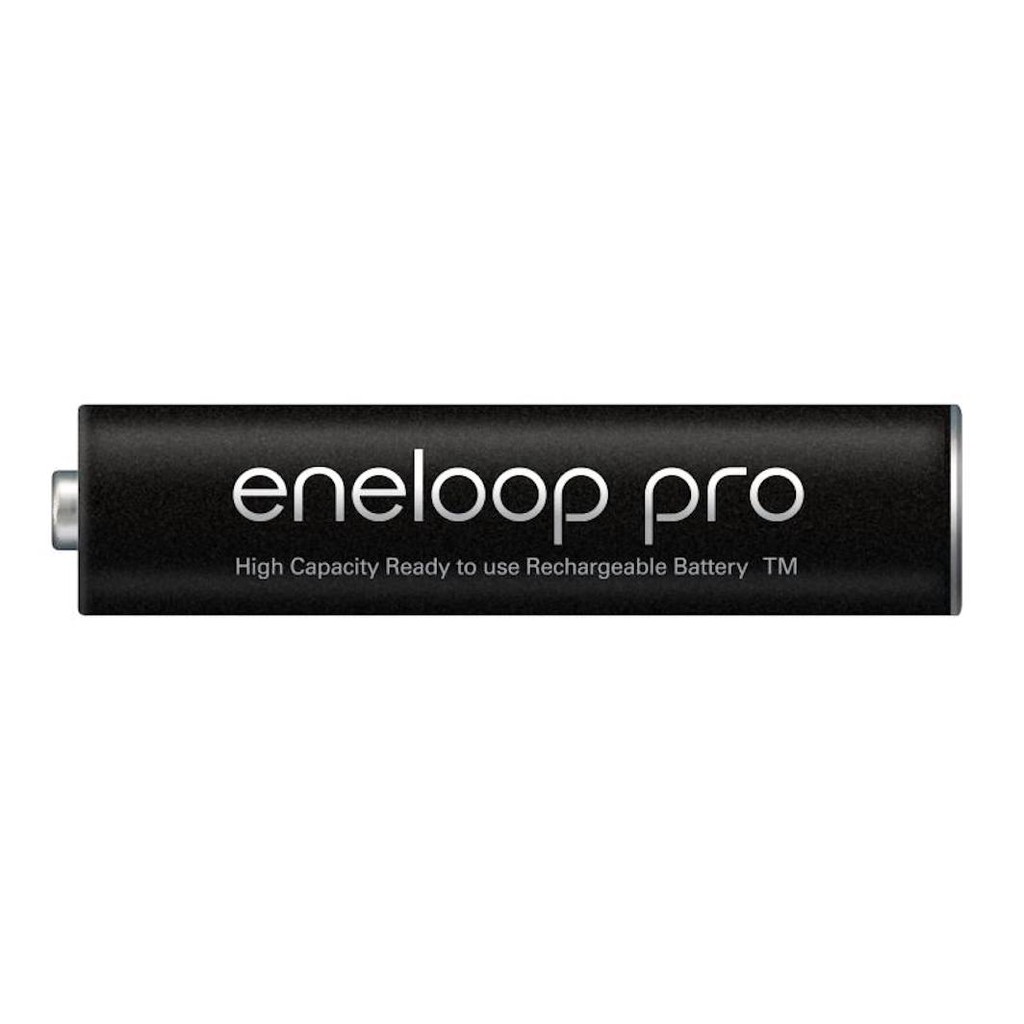 Pin sạc Panasonic Eneloop AA 2550mah BK-3HCCE4BT3 (Vỉ 4 viên) (Đen)