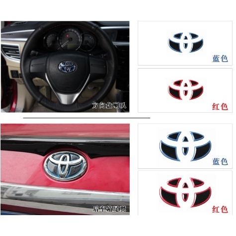 Nhãn dán logo Toyota cho xe hơi Carroll Raleigh Corolla Camry RAV4 Yaris