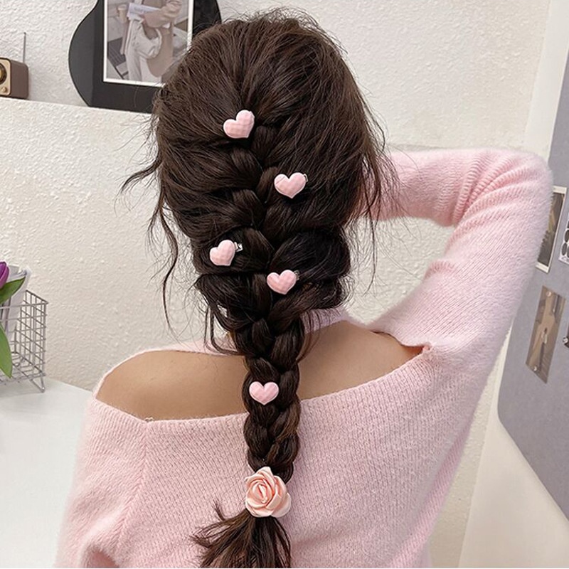 Kẹp Tóc Họa Tiết Hoa Nhỏ Xinh Xắn Phong Cách Mới